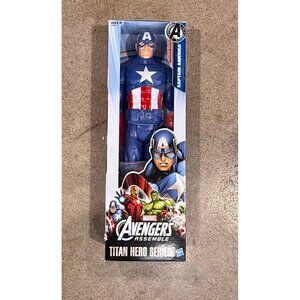 Marvel Avengers Assemble Captain America Titan Hero Series 12" Action Figure By